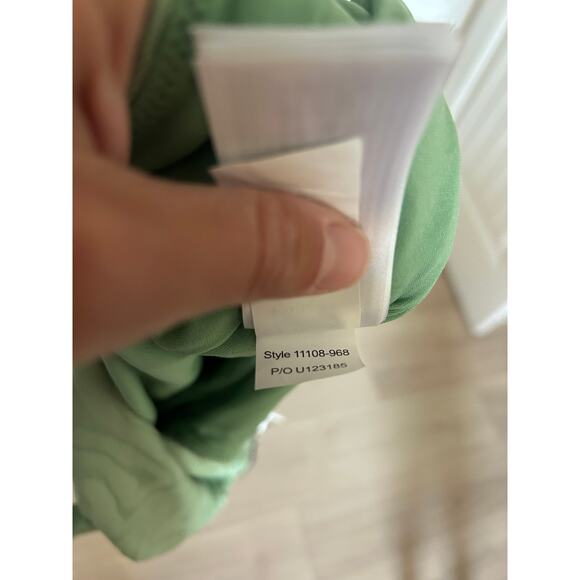 Seafolly Cut-Out One Piece - Second Wave Green NWOT USA Size 12 - Picture 7 of 9